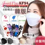 B 韓版KF94 魚形口罩 魚型口罩 3D立體口罩 口罩 成人口罩 折疊口罩 KF94口罩 印花口罩 韓國口罩 KF94