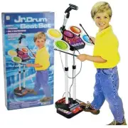 Drum Kit Electric Toy Drums Musical Play Kids Microphone Music Learning Drum Set
