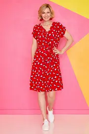 Caroline Drawstring Waist Dress--TBL-89S20