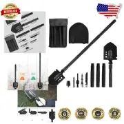 Durable Multi-Tool Folding Shovel with Emergency Features for Outdoor Adventures
