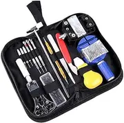 Haobase 147 PCS Watch Repair Tool Kit Case Opener Spring Bar Tool Set Bonus A Hammer