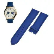 FS5271 22mm Blue Leather Watch Strap For Fossil