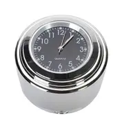 Waterproof Universal Glow Motorcycle Motor Handlebar Mount Watch Dial Clock Black
