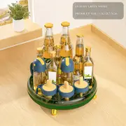 Large Lazy Rotating Spice Rack Kitchen Cabinet Storage Tray For Home Storage Organization