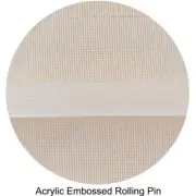 1pcs Grid Texture Squares Acrylic Roller Polymer Clay Modeling Texture Rolling