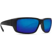 Costa Fantail Blackout Frame Sunglasses w/Blue Mirror 580G Lens 06S9006-90062859