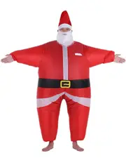 Inflatable Santa Claus Costume Suit