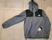 North Face Men's Antora Rain Jacket Smoked Pearl/Black (New-Free Ship)