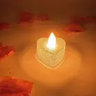 Led Candle Wicks Flameless Candles for Yard Tea Light Home Decoration Realistic