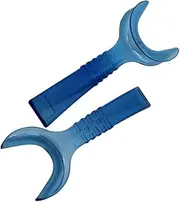 Dentojoy C-Type Dental Premium Cheek Retractor in Large Size, Transparent Blue Colour (2)