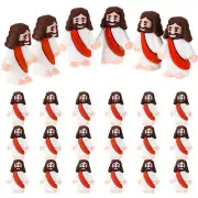 24PcsJesus Mini Toys ~Jesus Figurine Tiny Baby Jesus Figurines Easter Decoration