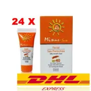 24X Minus Sun Facial SPF40 PA+++ UVA/UVB Protection Oil Control Ivory 30g Thai