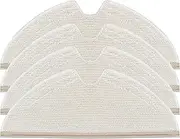 [HUAYUWA] Replacement Washable Cleaning Rags Fits for Roborock T8 Robot Vacuum Cleaner Accessories, 4 Washable Rags