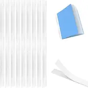 Homakover 25 Pcs 11.2inch Thermal Glue Strips with Mesh Backing, 12mm Wide Hot Melt Adhesive Glue Strips for 80-110 Sheet Capacity, Thermal Binding Tape for Book Albums Pictures Files Binding Repair
