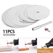 11pcs Mini Circular Saw Blade Electric Grinding Cutting Disc for Rotary Tool