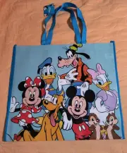 Mickey Mouse & Friends Reusable Blue Jumbo Shopping Gift Bag with HandleShip
