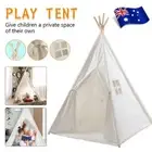 Canvas Kids Teepee Tent Childrens Wigwam Indoor Outdoor Play House Large Tents
