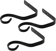 BESPORTBLE 3Pcs Rustic Iron Wall Hooks for Lanterns and Home Decoration Durable Garden Lantern Hooks for Use Sturdy Hangers for Planters String Lights and Holiday Decor