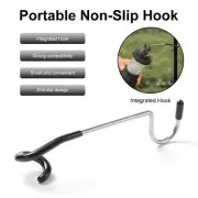 Outdoor Camping Tent Pole Lamp Holder Hook Portable Aluminum Alloy Hanger