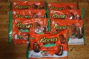 REESE'S Milk Chocolate Peanut Butter Trees (6 Count) & Assorted Shapes-Lot of 7