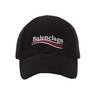 在飛比找蝦皮購物優惠-Balenciaga 巴黎世家 Logo 棒球帽 可樂帽 黑