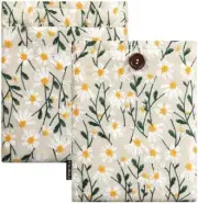 Embroidered Daisy Padded Sleeve for 6-7" eReaders and Tablets
