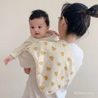 在飛比找蝦皮購物優惠-ins韓國嬰兒拍嗝巾墊肩巾防吐奶新生紗布寶寶毛巾洗澡蓋肚子毛