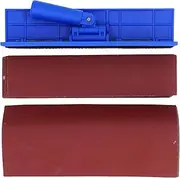 Drywall Corner Sandpaper Holder, 360° Rotation Self Adhesive Drywall Sandpaper Holder Set with 10 Sandpapers, Putty Finishing Hand Sander Tool for Smoothing Wall Ceiling