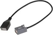 F Fityle Aux USB Cable Adapter Female Port for Honda Civic Jazz CR-V Accord 2008-2013
