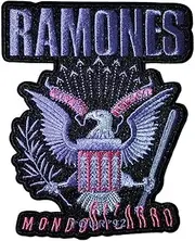 [Rock Off officially licensed products] Ramones Mondo Bizarro Woven Patch One Size