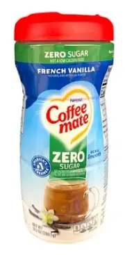 Nestle Coffee Mate Zero Sugar French Vanilla Creamer 10.2 oz