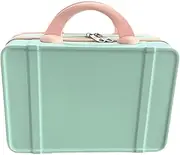 [Oshhni] Makeup Travel Case Small Suitcase Hand Luggage Carry on Lightweight for Women Hard Shell Portable Vanity Case Cosmetic Case