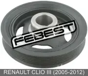 Crankshaft Pulley Engine Mr20De For Renault Clio Iii (2005-2012) (for: Renault)
