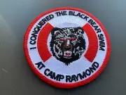 BSA, Vintage Camp Raymond Black Bear Swim Patch, Grand Canyon Council
