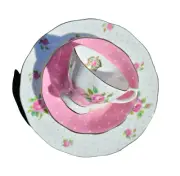 ROYAL ALBERT CHEEKY PINK TEACUP & SAUCER SET NEW HAT BOX