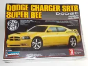 Lindberg 1/24 Scale Dodge Charger SRT8 Super Bee Model Kit, NEW, SEALED