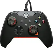 PDP 049-012-GO Gaming Controller Black, Orange USB Gamepad Analogue/Digital PC, Xbox, Xbox One X, Xbox Series S, Xbox Series X