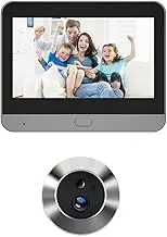 Snblzhef Smart Tuya 3MP 2.4G WiFi Door Camera Automatic Sensing Door Eye Camera Digital Door Viewer Wireless Doorbell Home
