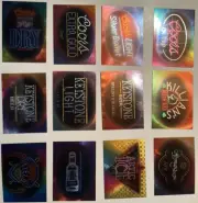 Coors Beer Bright Lights Chase Card Set