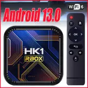 2024 Android 13 TV Box 2.4G 5G Quad Core 8K HD Smart HK1 Bluetooth Media Player