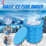 ICE CUBE MAKER PORTABLE TRAVEL BUCKET SPACE SAVING TRAVEL BU