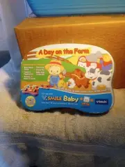 V. Smile Baby System Vtech A Day on the Farm Game Cartridge Infant Learning NEW