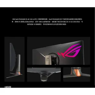 ASUS ROG Swift PG32UQXR 電競螢幕 電腦螢幕 遊戲螢幕 華碩螢幕 32吋 160hz