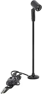 Mini Spotlight LED Lamp, Standing Cabinet Spotlight Adjustable Angle for Painting (Warm Light)