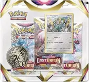 POKEMON TCG: 3 Pack Blister - Sword and Shield Lost Origin (Random Promo)