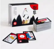 Hwatu Go Stop Godori Korean Traditional Card with Mung-tu Dog Board Game