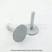 2pcs Dia 30mm Vacuum Brazed Diamond Discs Mini Saw Blade 6mm Shank Carving Stone