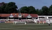 New Road cricket ground and pavillion during the Worcestershi- Old Cricket Photo