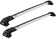 Thule Roof Bars Edge Clamp Wingbar Edge Silver for Ford Ranger Super Cab-New