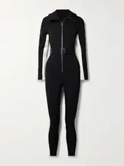 [Cordova] Cordova - The Cordova Striped Ski Suit - Black - medium medium Black